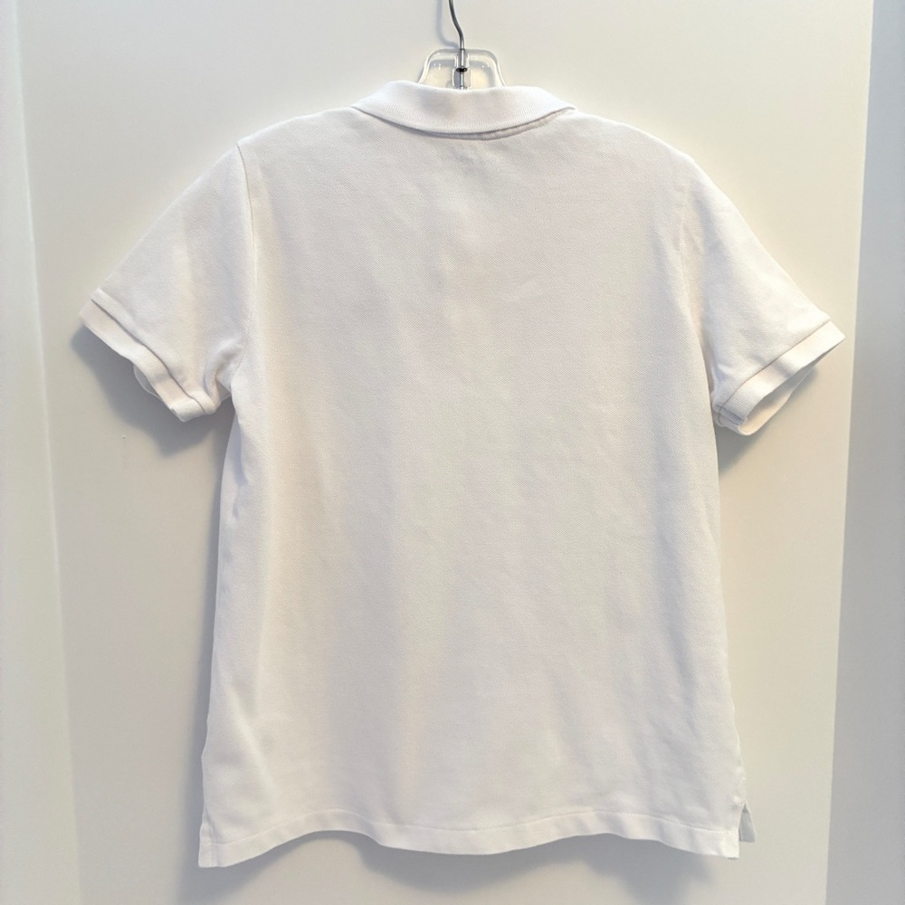 Vineyard Vines Kids Classic Pique Polo White Cap Size S (7-8) - Picture 3 of 5